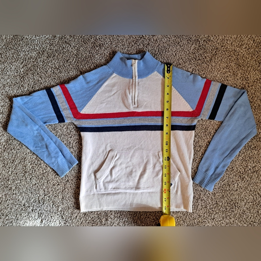 Vintage Roxy Y2K Surfer Women's 3/4 Zip Long Sleeve Sweater Size XS - Picture 4 of 5